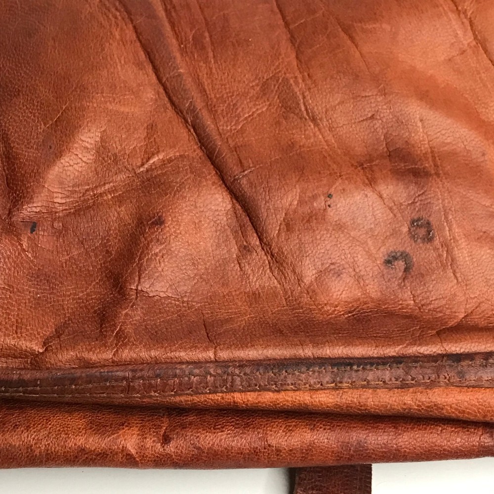 Vintage Brown Leather Shoulder Bag