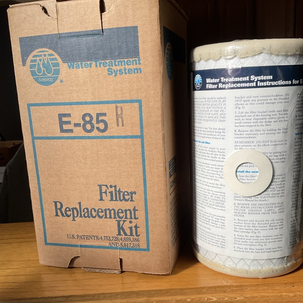 Amway E-85R Replacement Filter Kit for Water Treatment System, White
