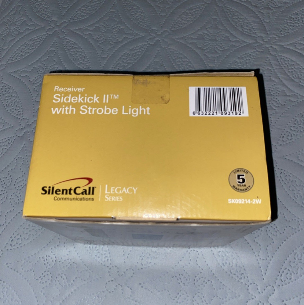 SilentCall Legacy Series Communications Receiver Sidekick II with Strobe Light
