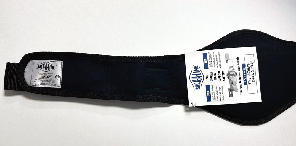 Back-A-Line Back Support Belt Royal Blue X-Small (23" - 27")