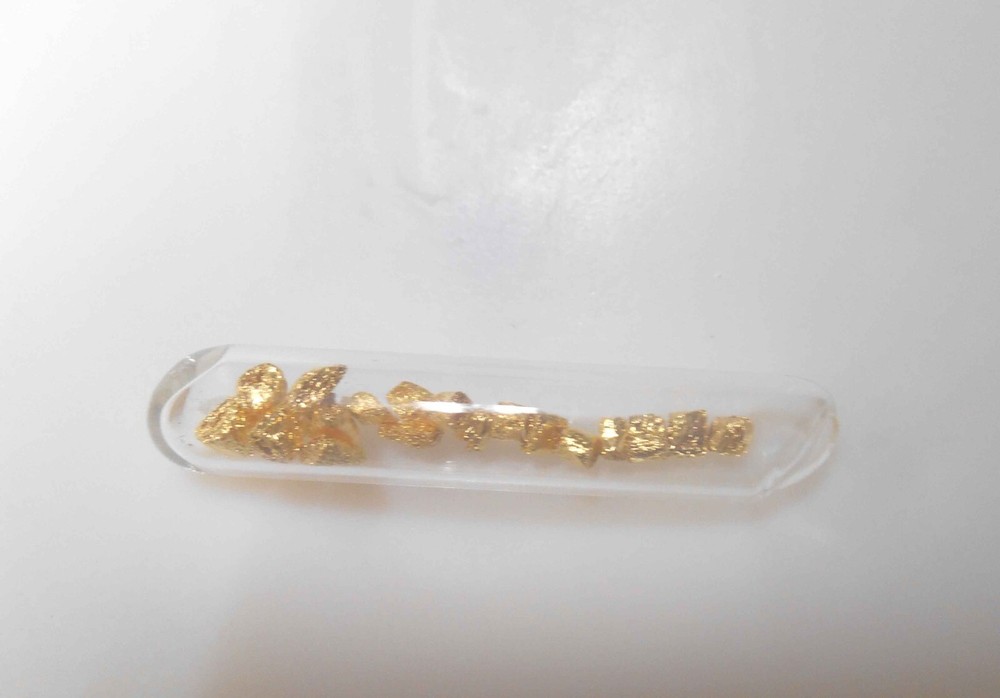 Gold element sample Au 0.05 grams