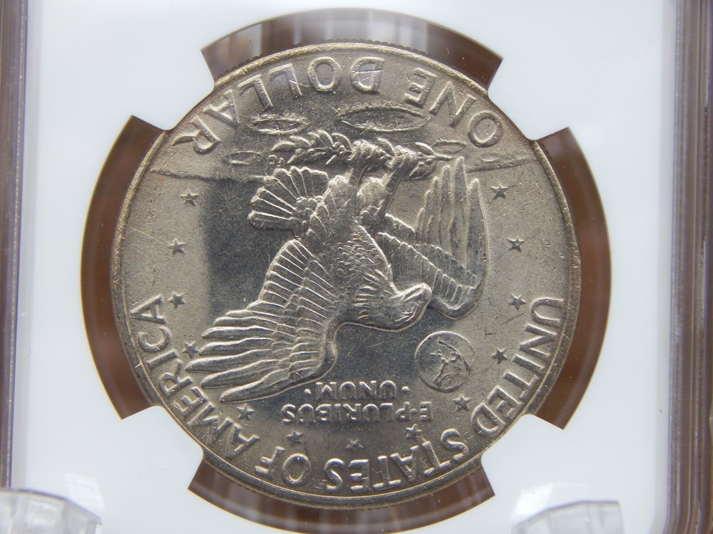 1971 P Eisenhower Ike Silver $1 Dollar - Silver - NGC MS66 (BT366)