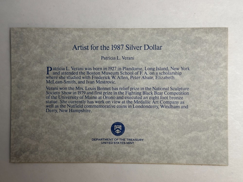 1987 S Prestige Proof Set