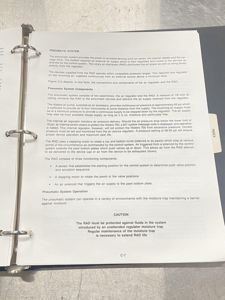 Waters Intelligent Sample Processor WISP 700 - Users Guide / Instructions Manual