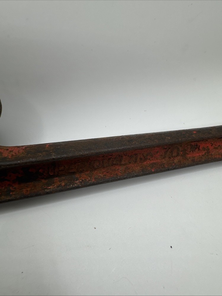Vintage Pipe Monkey Wrench Hand Tool 10" Adjustable Fuller Super Quality