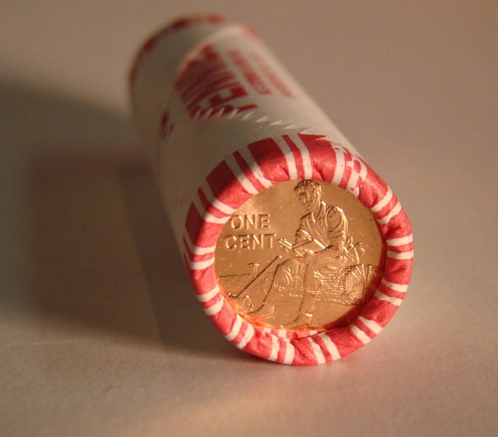 2009 D 2009D Lincoln Cent Penny ROLL Formative Rail Splitter