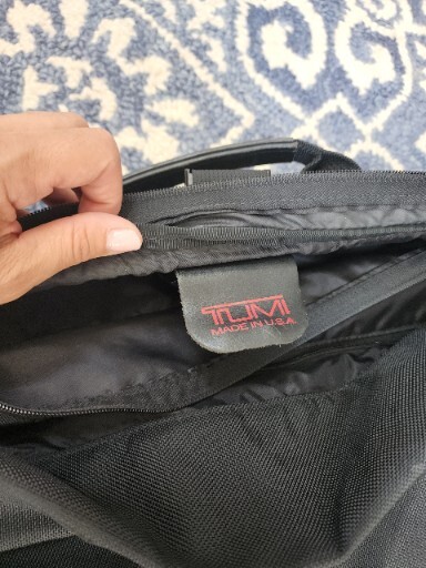 Tumi Alpha Garment Bag Ballistic Nylon Black ,multiples Puckets