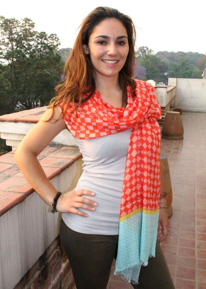Geometric Pattern Beach Cotton Scarves
