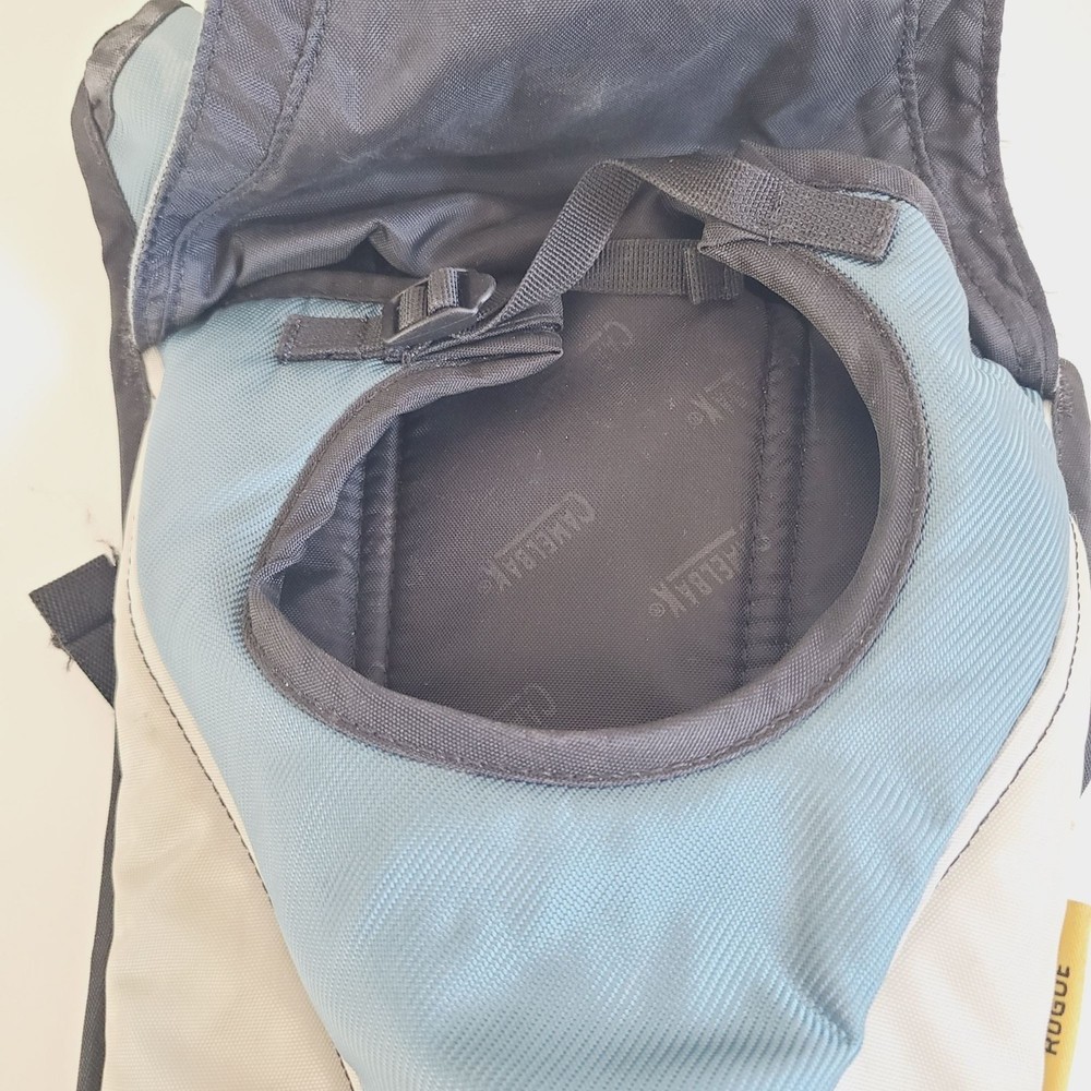 CamelBak Rogue Hydration Backpack Blue/Gray With Pump Port Pre-Owned