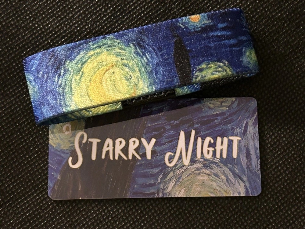 Starry Night Zox Strap Reversible Wristband NEW Medium