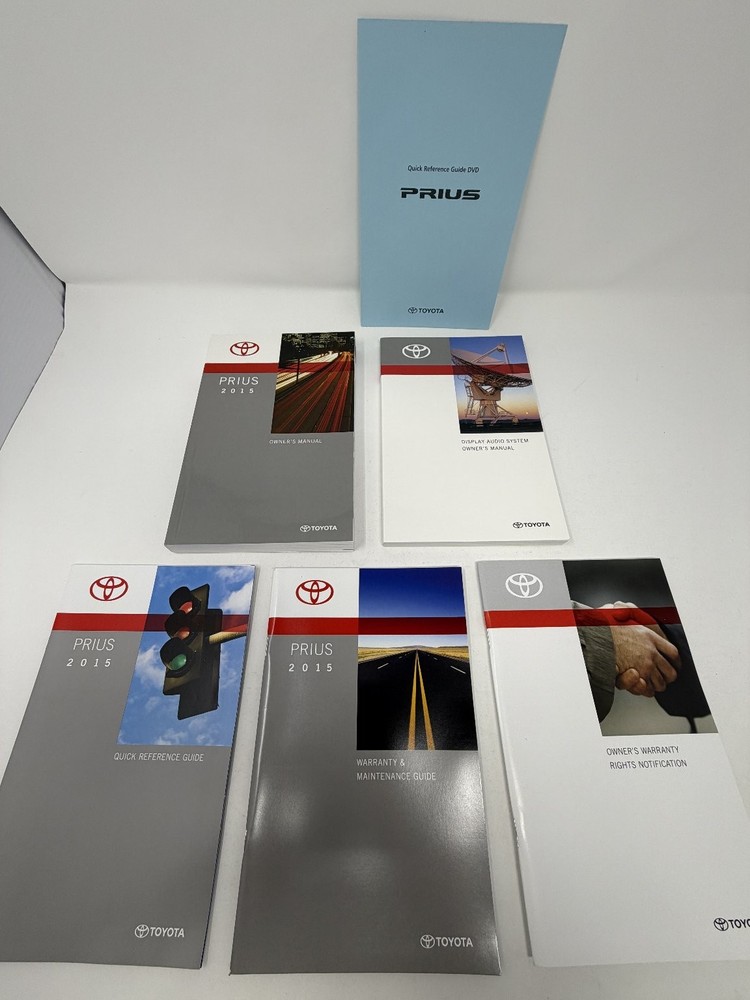 2015 Toyota Prius Owners Manual OEM Complete Set