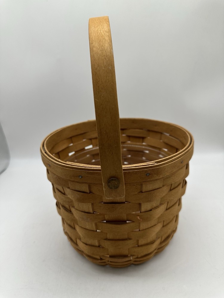 Longaberger 1995 Fruit Basket with Protector Single Handle