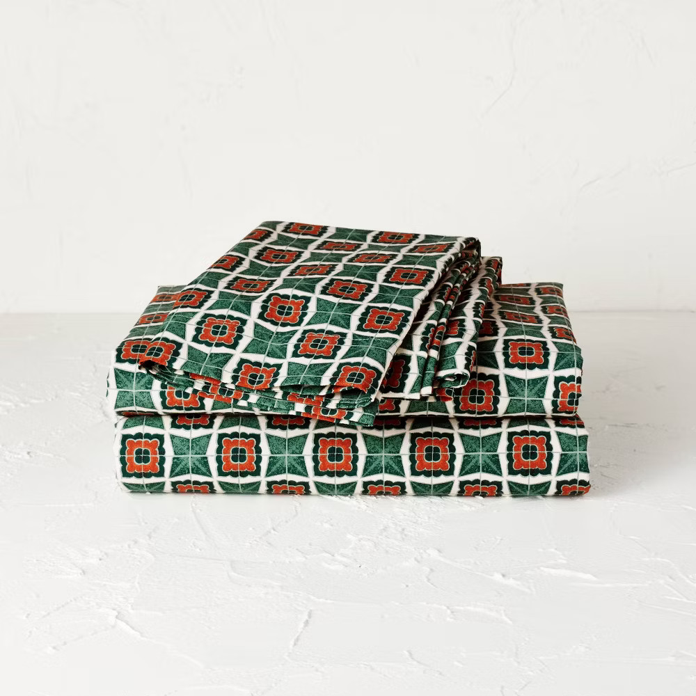 Printed Cotton Percale Sheet Set - Opalhouse designed with Jungalow