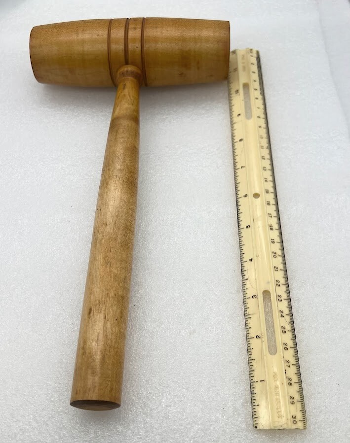 Vintage Kitchen Hammer / nut cracker / gavel hammer