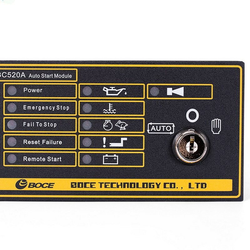 BC520A Auto Start Generator Controller Board Key Start Generator Contol