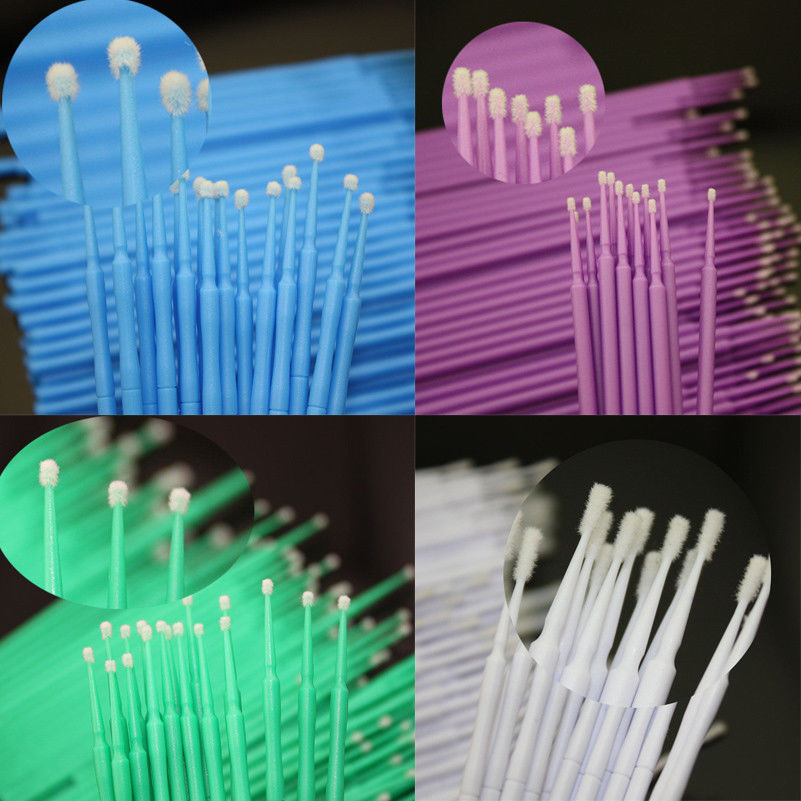 100 Pcs Dental Micro Brush Disposable Materials Tooth Applicators Medium/Large