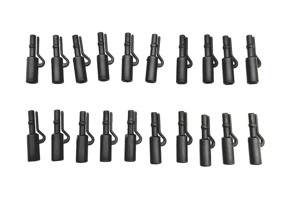 NEW BLACK FISHING LEAD CLIPS