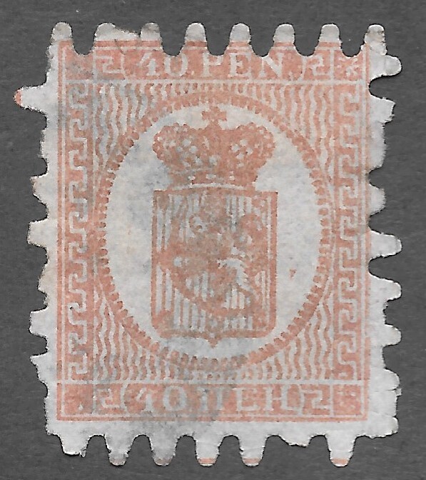 Finland (1866) - Scott # 10,  Used