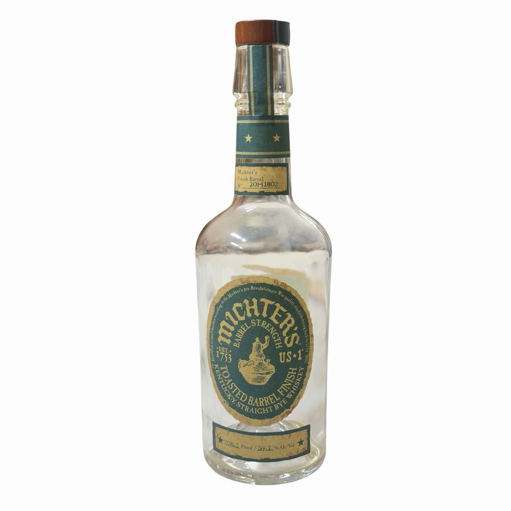 Michters Toasted Barrel Rye Empty Bottle 2020 Special Release