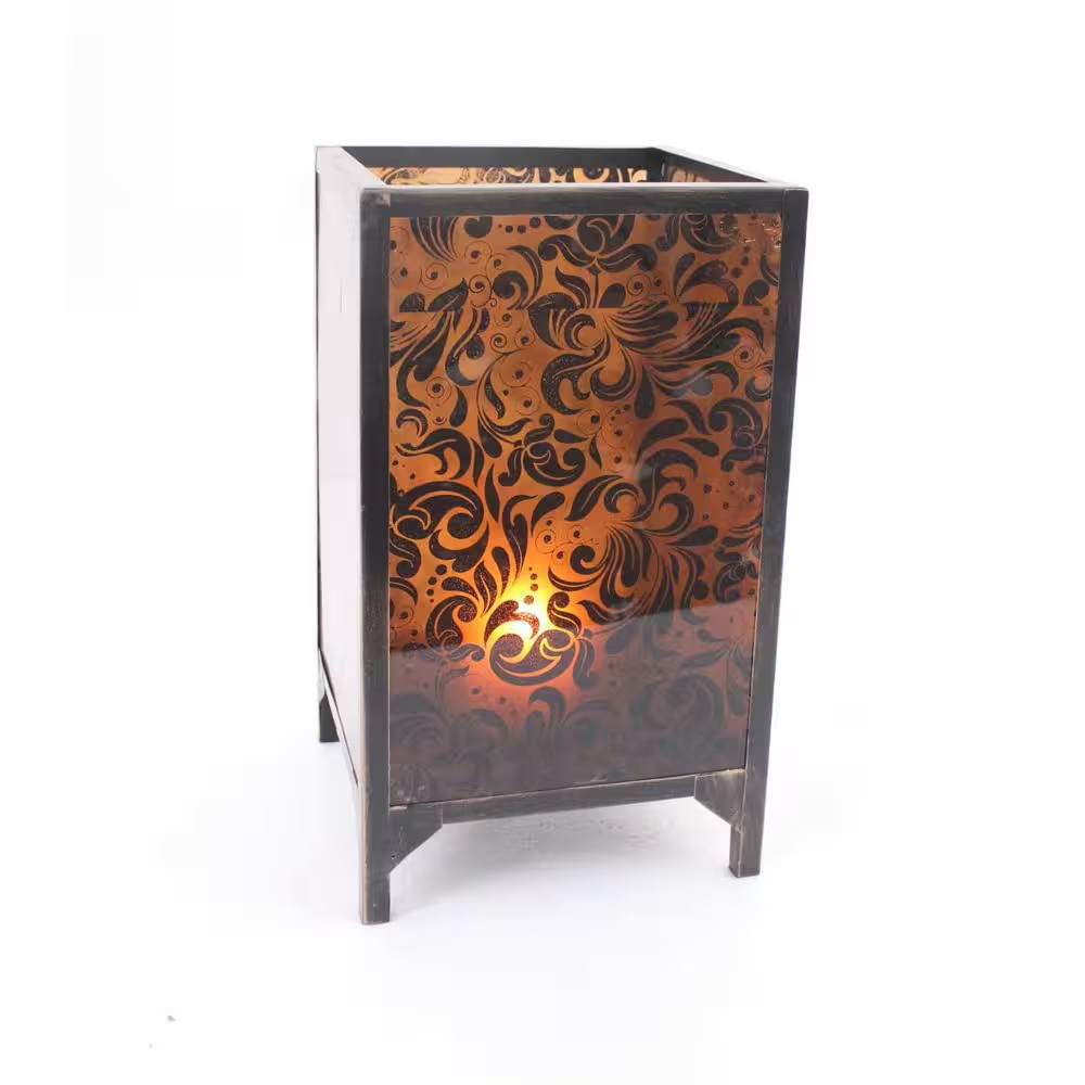 Brown Metal Candle Tray Single-Pack