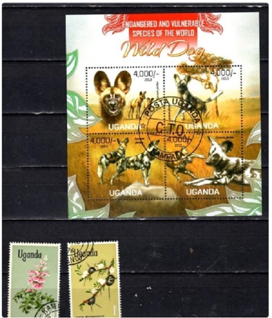 Uganda stamp collection