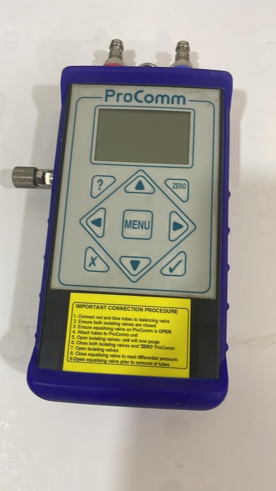 Hattersley procomm digital manometer SHIPPING DHL