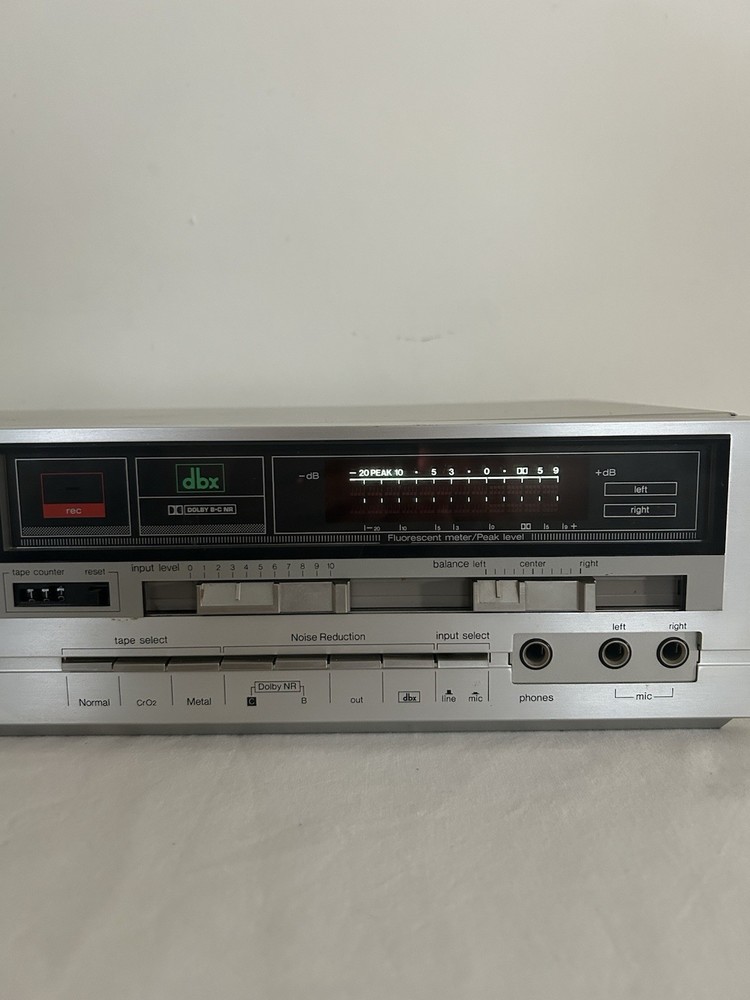 Technics RS-B18 Cassette deck Silver Edition TESTED WORKING Decent Condition