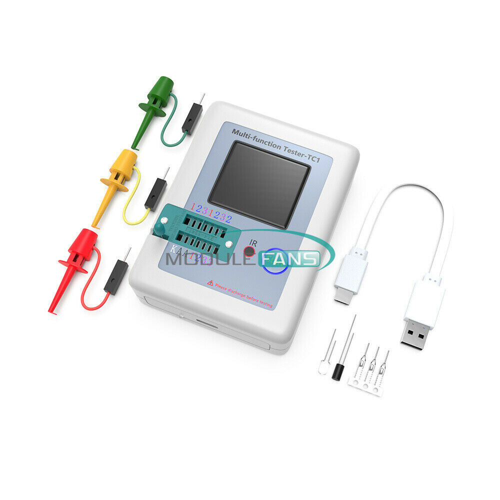 LCR-TC1 Multifunction Transistor Tester TFT Diode Triode Capacitance Meter ESR