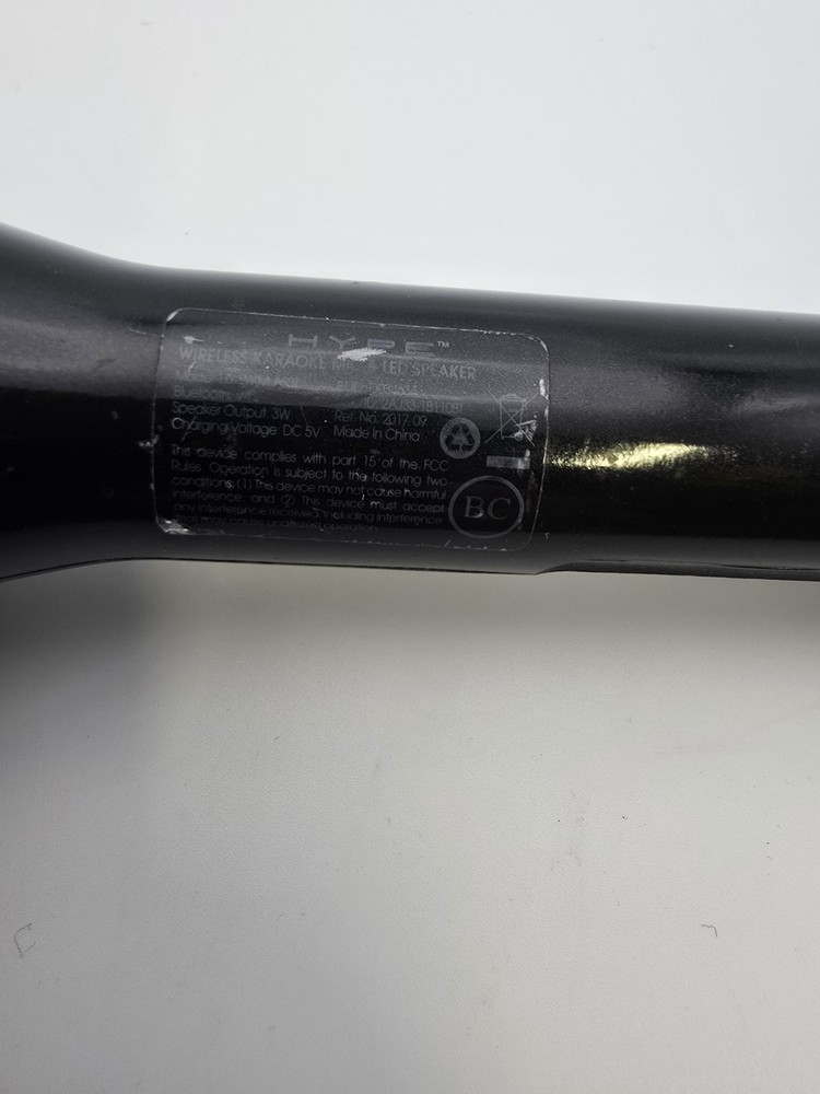 Hype Wireless Karaoke Microphone in Black Tested