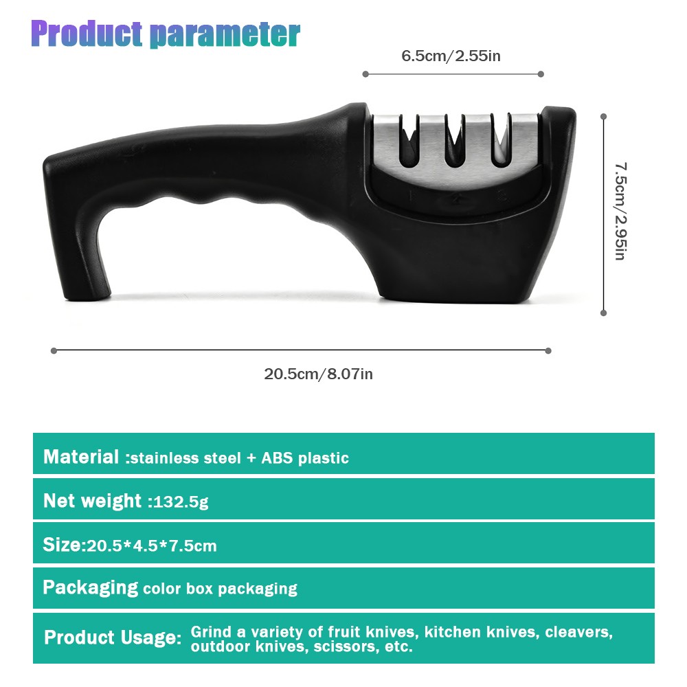 Profi Knife Sharpener 3/4 Stage Knives Sharpener for Quick Sharpening Polishing
