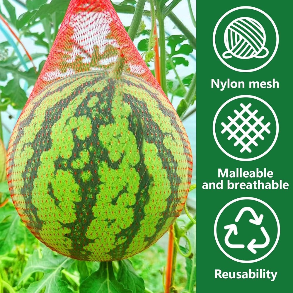 Iceyyyy 50 Pack Watermelon Nets,Hanging Support 50pcs
