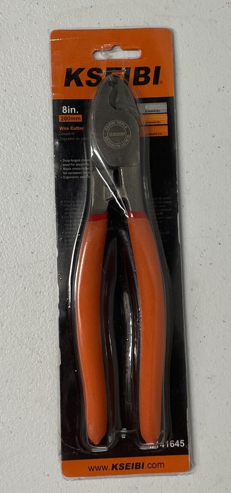 Kseibi 141645 High Leverage Cable Cutter Wire Joint Stripper Tool 8" in 200mm