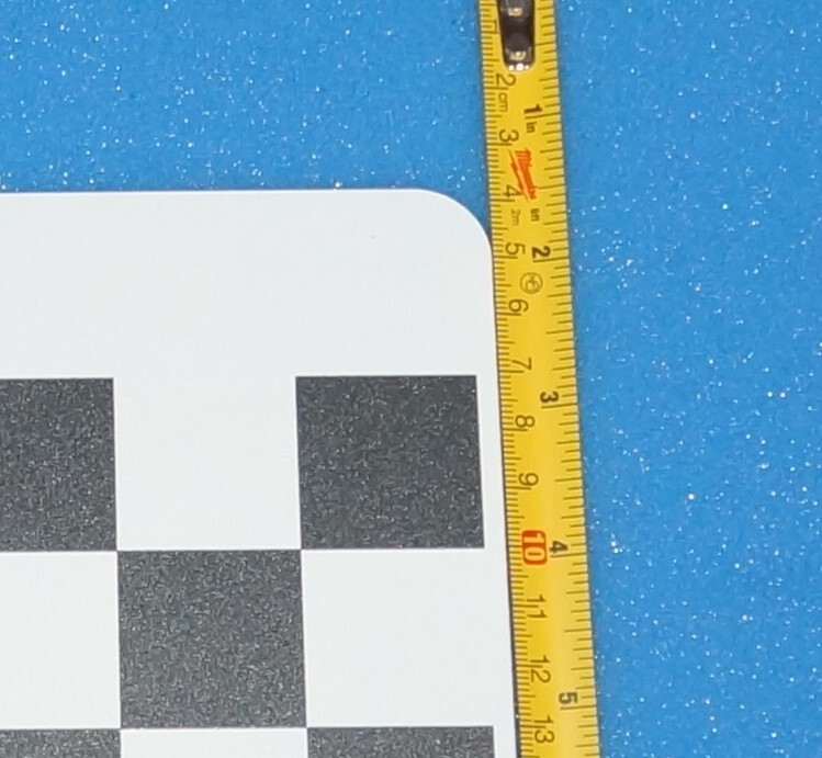 Checkerboard Optical Lens Diffuse ~ No Reflection Alumina Calibration Plate 5 *7