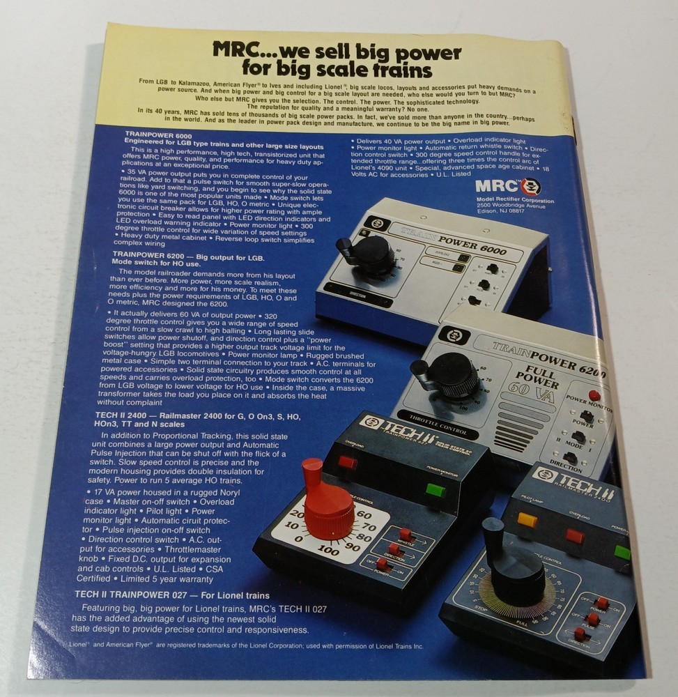Model Railroader Magazine (June, 1988)
