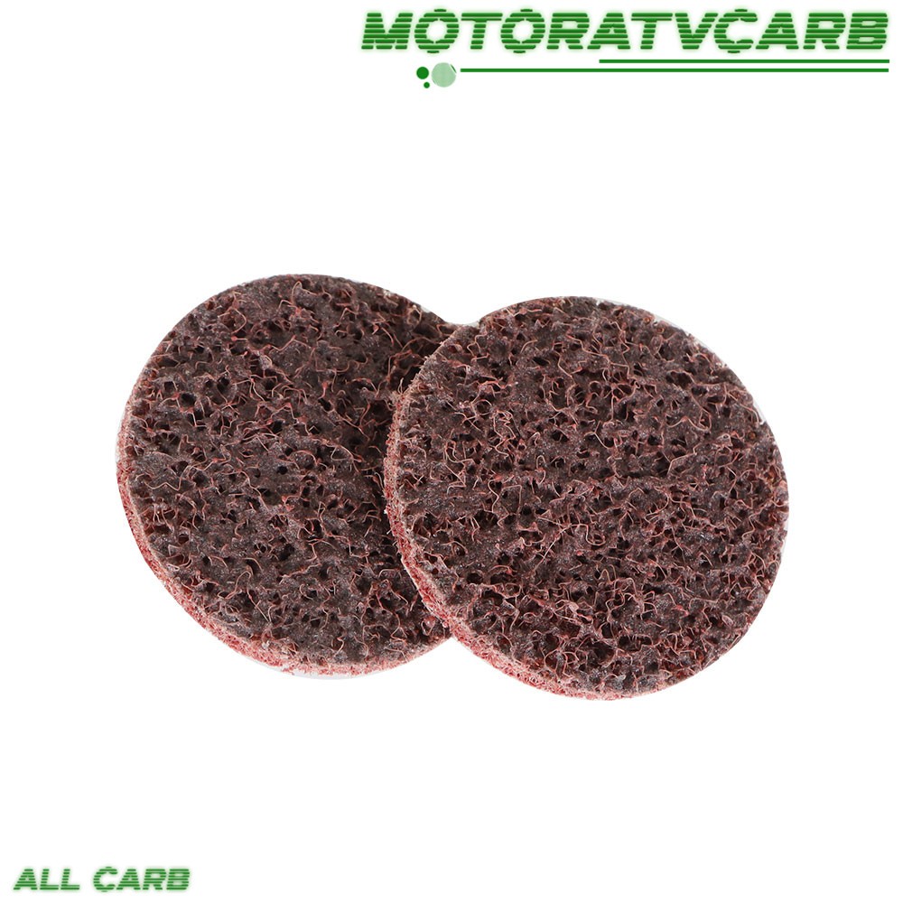 ALL-CARB 50× 2" Medium Surface Conditioning Discs Roll Lock Grinder Sanding Pads
