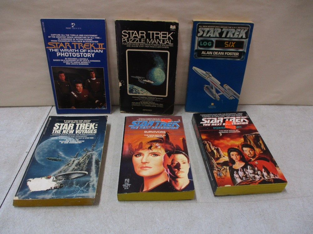 14 Star Trek Paperback Books