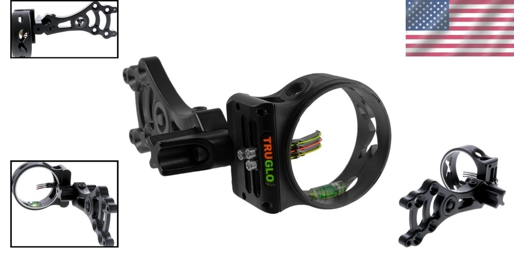 Modern Design 3-Pin Bow Sight - STORM G2 Black
