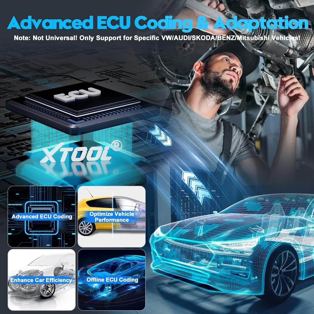 2025 XTOOL D7W V2.0 All System Diagnostic Bidirectional Scanner Key Programmer