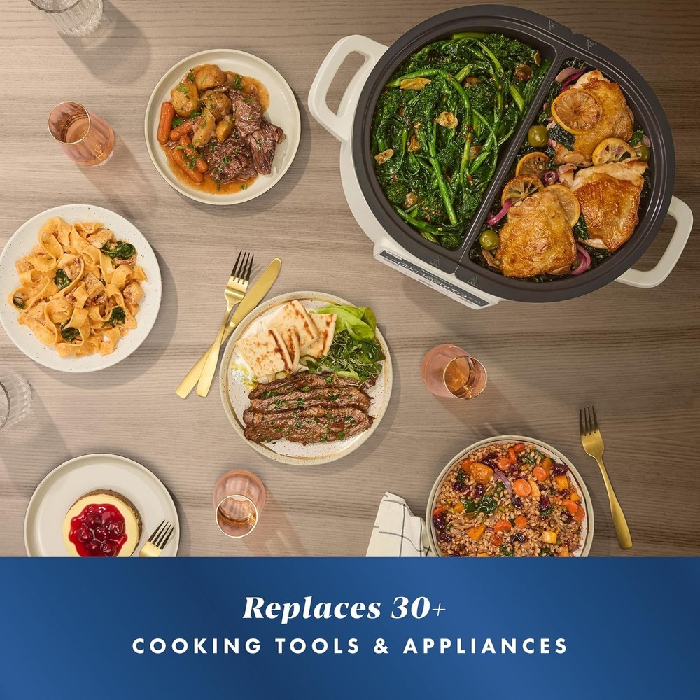 MultiMeal Multicooker and Programmable Slow Cooker with Bake