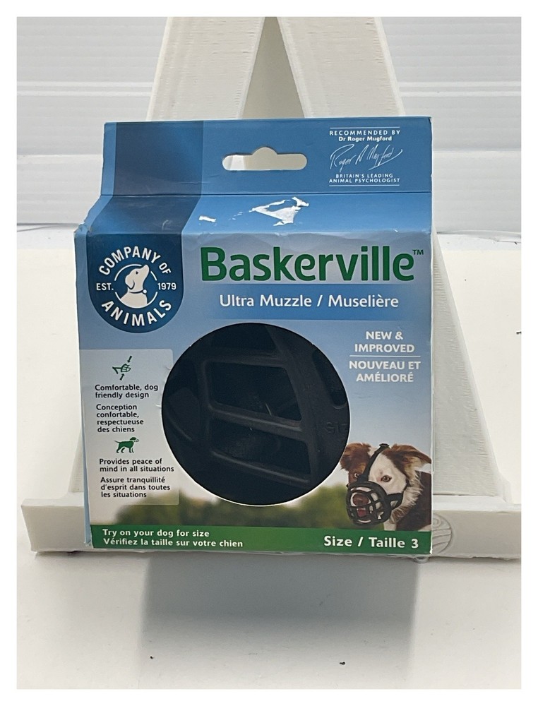 Baskerville Ultra Muzzle Size 3 Black for Dogs