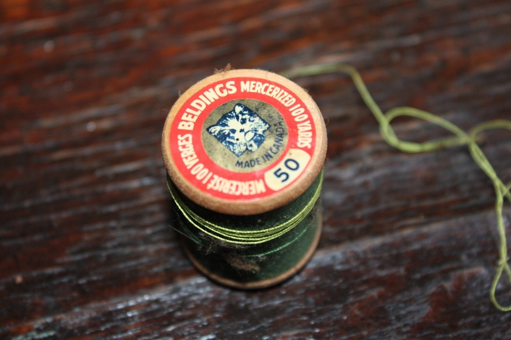 Kitten 50 Spool - Beldings - Corticelli Sewing Peerless Thread - Original label