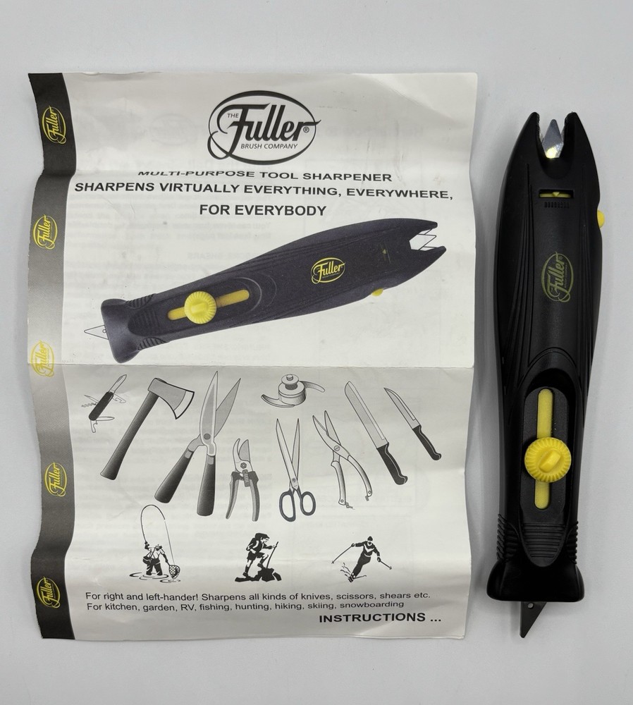 Fuller Brush Co Multi-Purpose Tool Sharpener w/ Instructions - Lightly Used