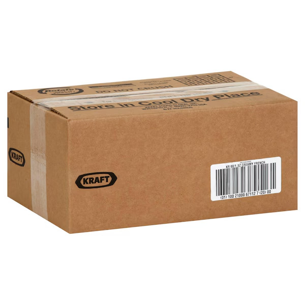 Kraft French Dressing Single Serve, 1.5 oz. Packets 200 Per Case