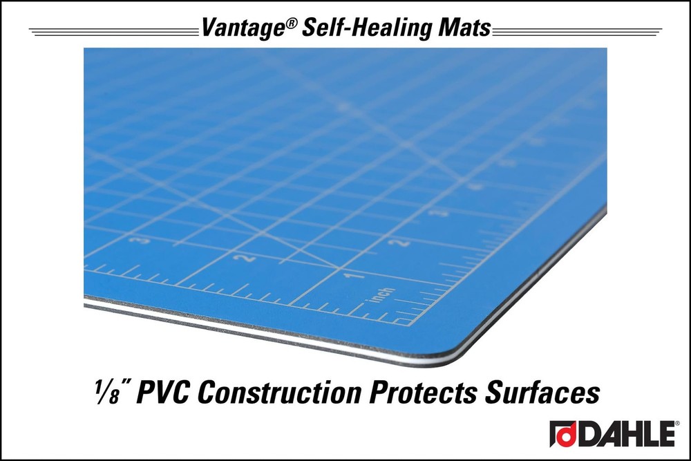 Vantage 10693 Premium -Healing Cutting Mat, 24"x36", 1/2" Grid, 5 Layers for ...