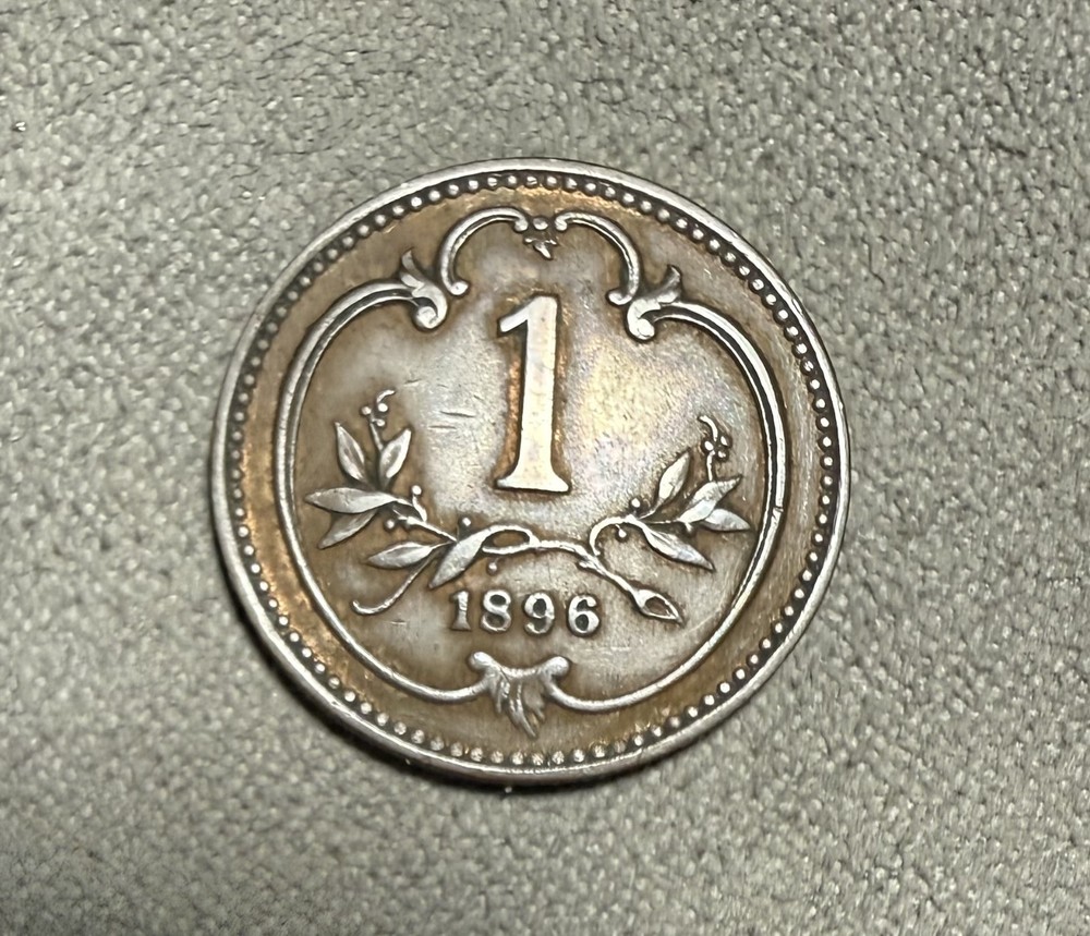AUSTRIA 1896 1 HELLER
