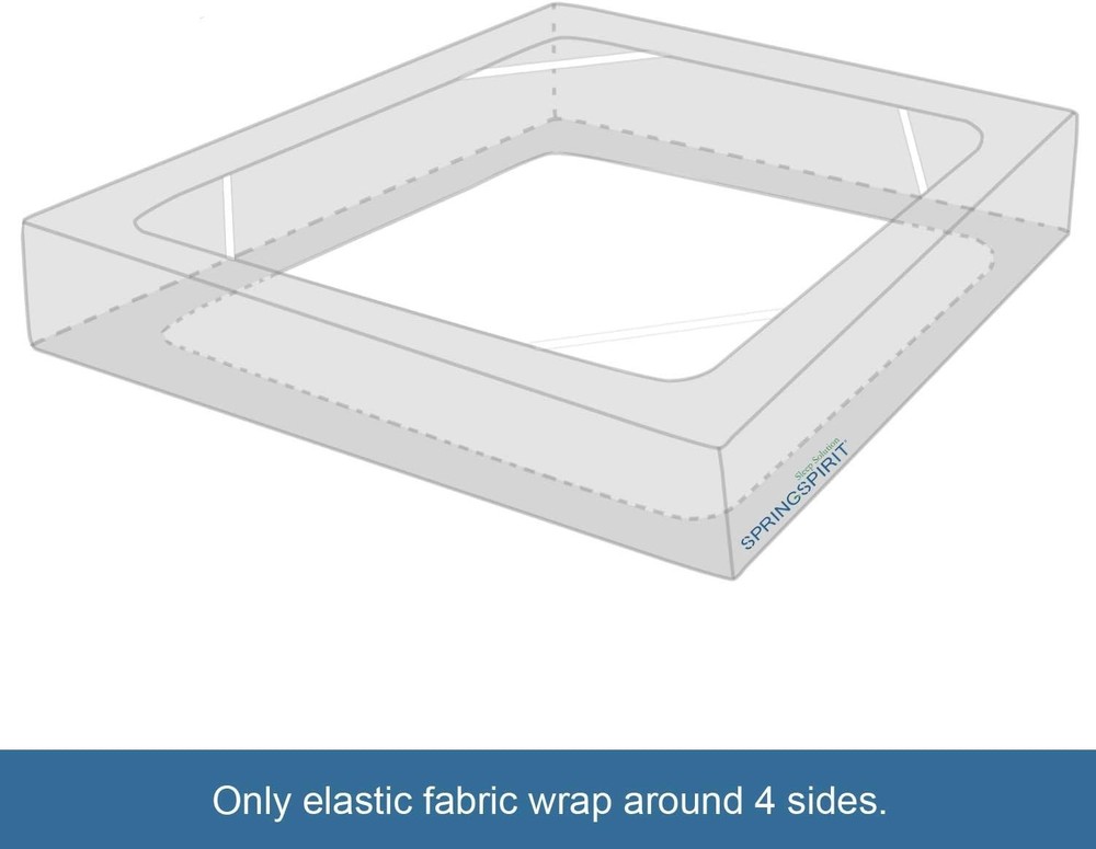 Elegant Twin Size Box Spring Cover - Smooth Microfiber, Dustproof & Washable