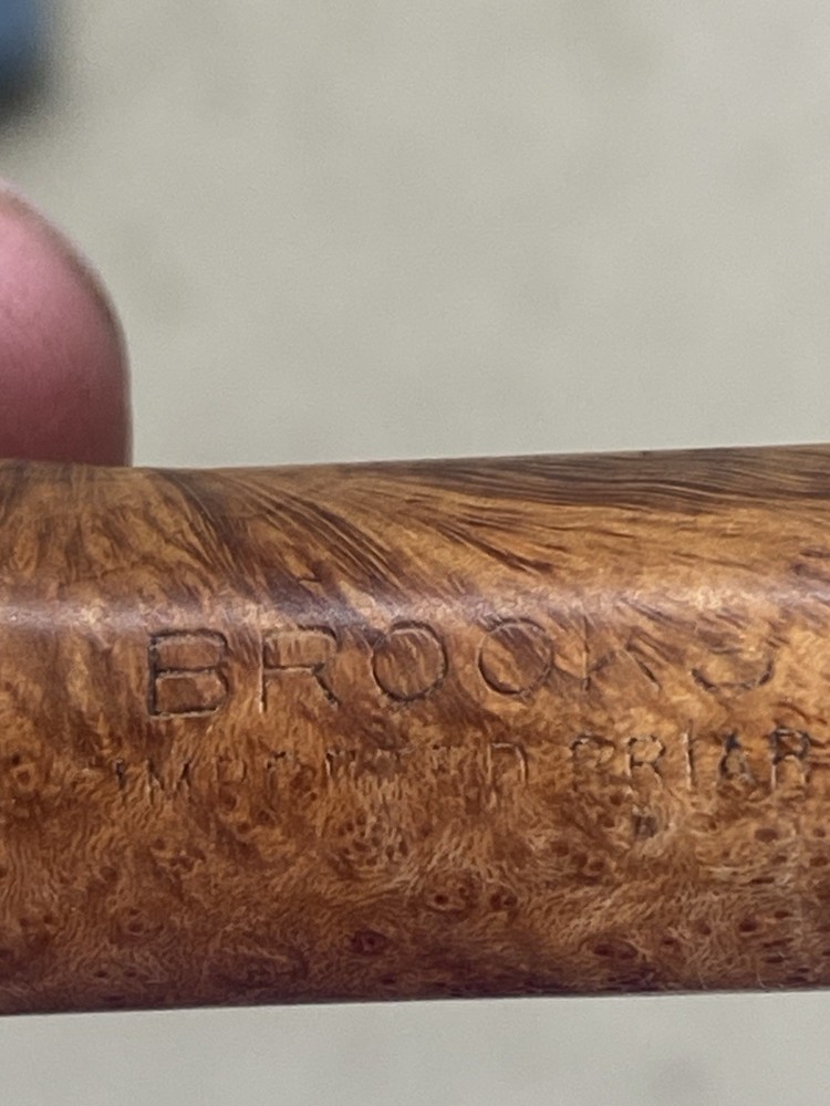 Vintage Brooks Pipe Imported Briar Tobacco
