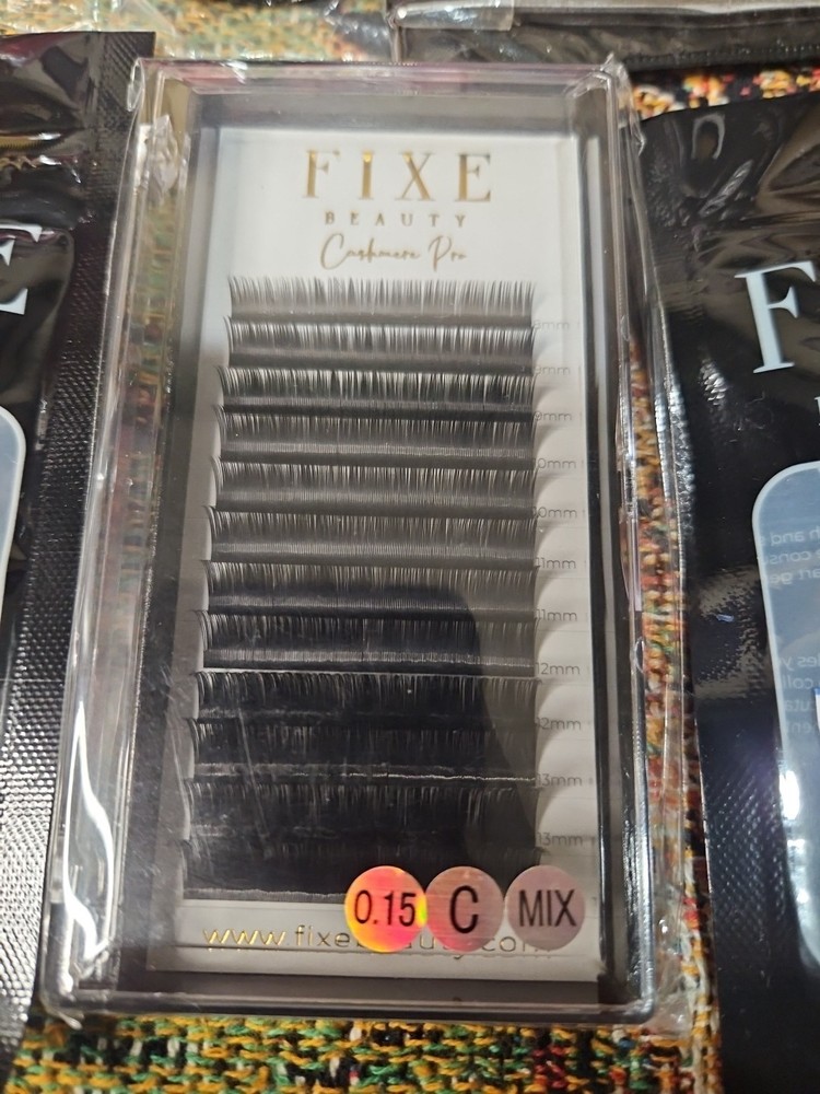 Fixe Beauty Eyelash Extension Training Kit – Practice Mannequin Head, Lashes,