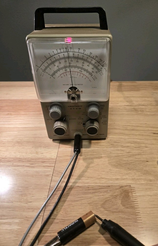 Heathkit VTVM IM-18 Working!