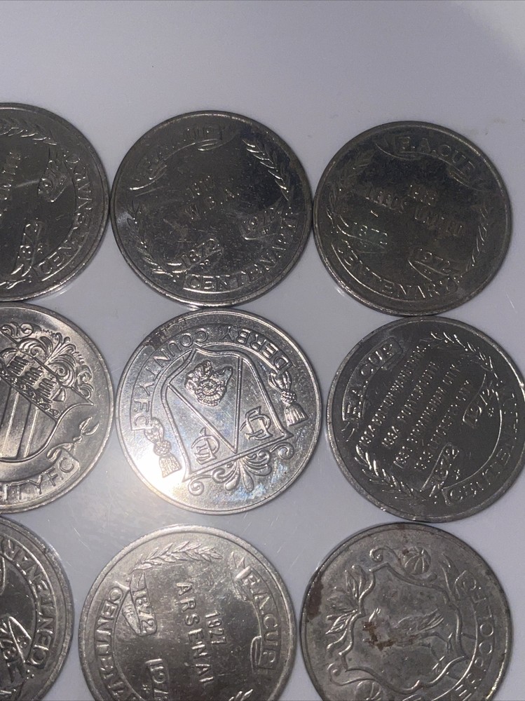 15 Mixed F.A. Cup Centenary Tokens